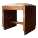 Art Deco footstool, 1940s