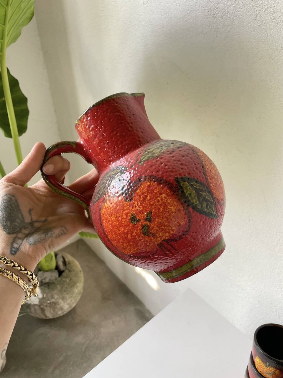 Scheurich German ceramic lemonade set