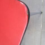 2 red chairs vintage