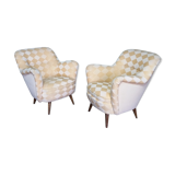 Organic year 50-60 club chairs pair