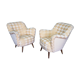 Organic year 50-60 club chairs pair