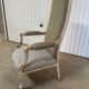 Khaki Voltaire Armchair