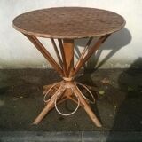 Vintage Rotin garden table