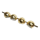 4 large golden ball spots, space age 60 70's. concord wall light on rails