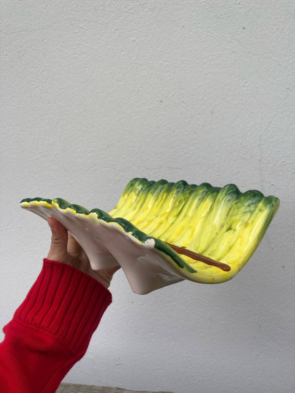 Asparagus slushie dish