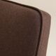Scandinavian chocolate wool armchair designed by Chierowski