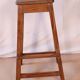 Old Burmese teak workshop top stool