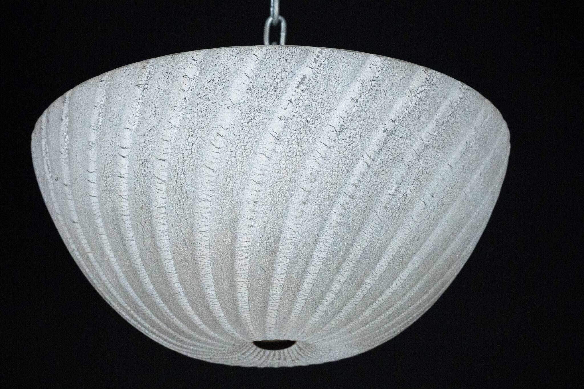 Barbini Murano Glass Ceiling lamp, Italy 1980s