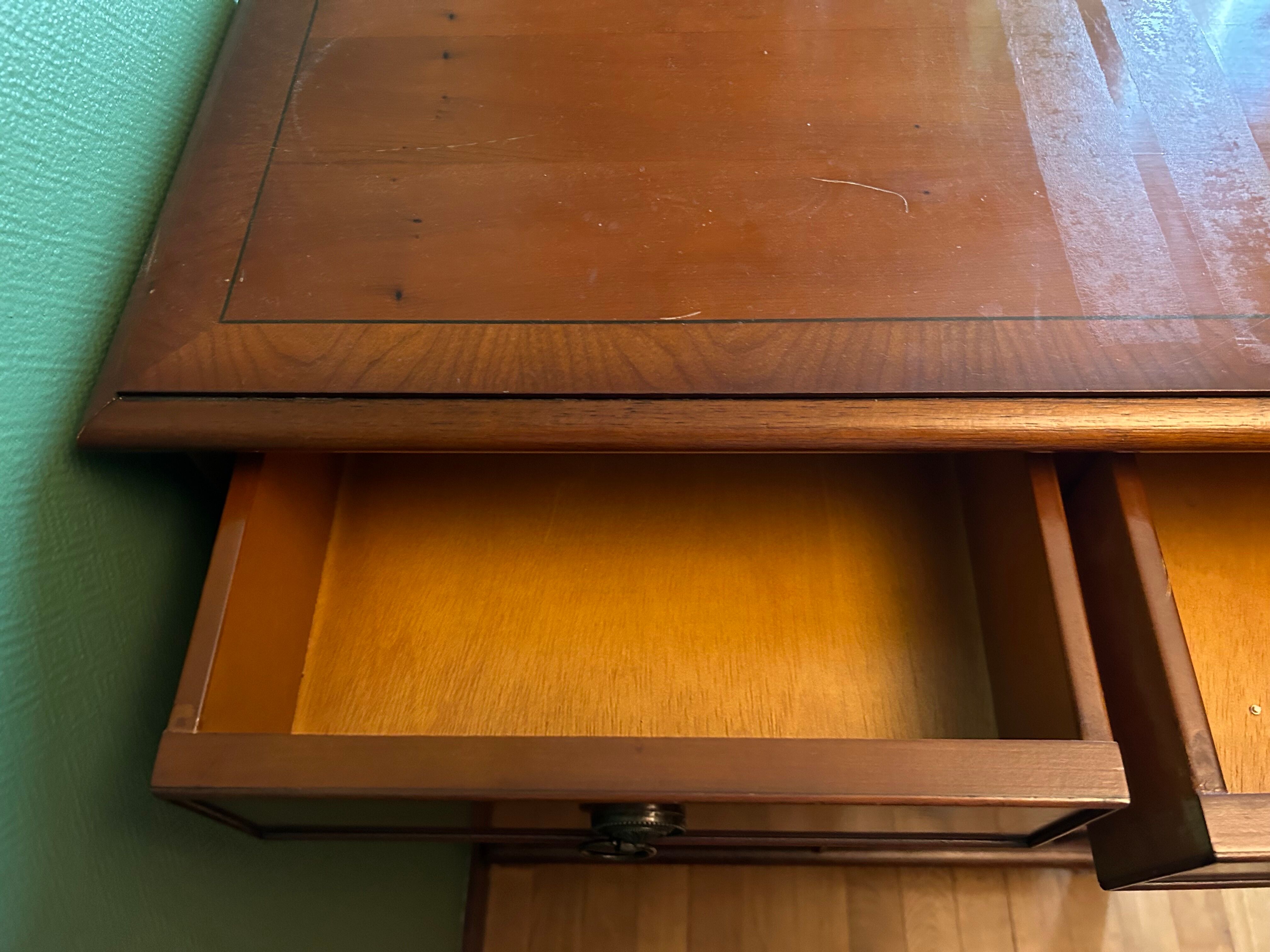 Mahogany storage cabinet classic English style