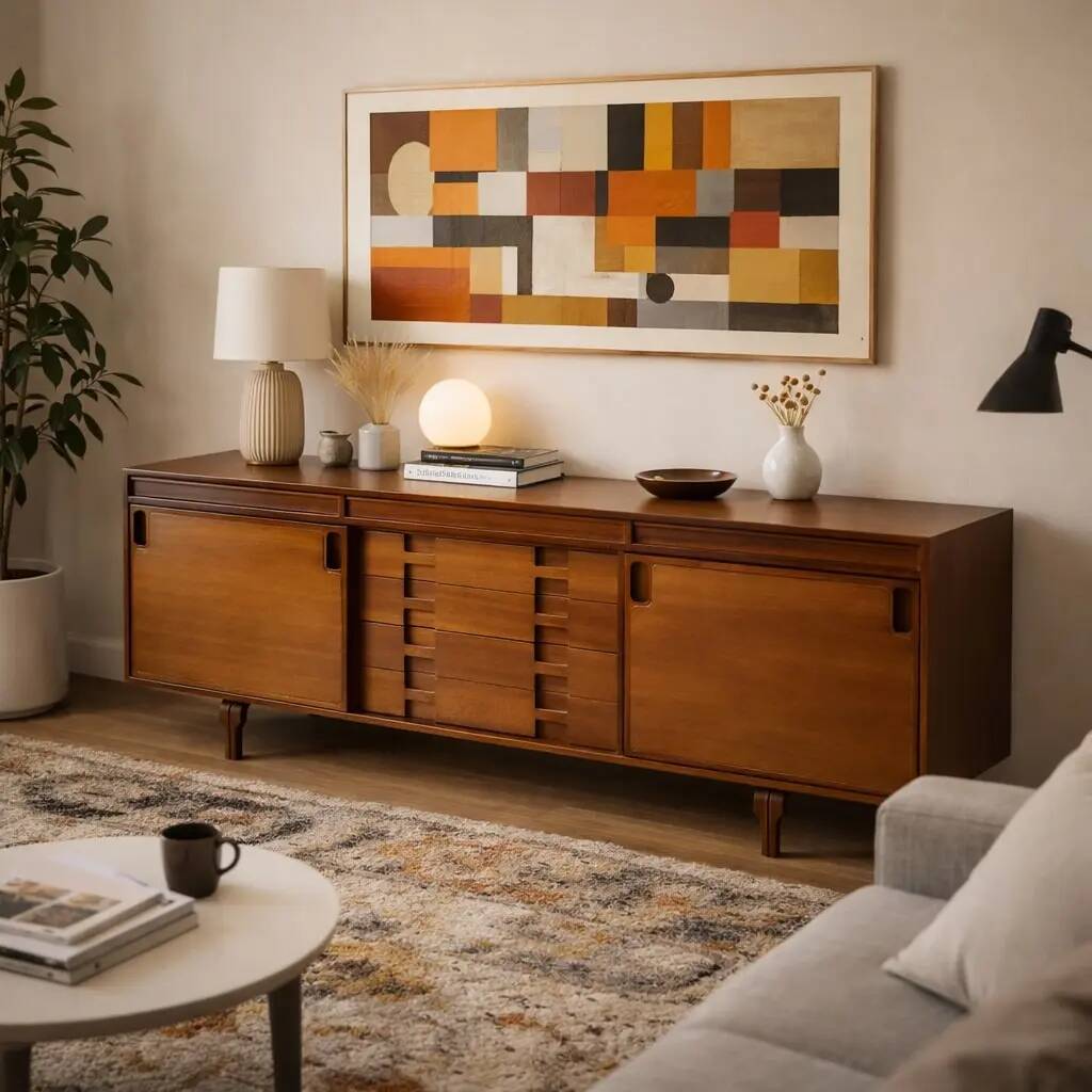 Enfilade vintage Cantieri Carugati design Renato Magri 1960s