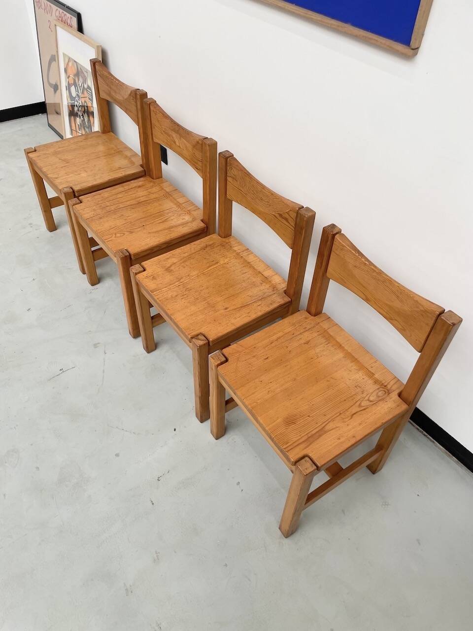 Table pin et chaises « hongisto » Ilmari Tapiovaara