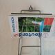 Metal wall-mounted magazine/book rack