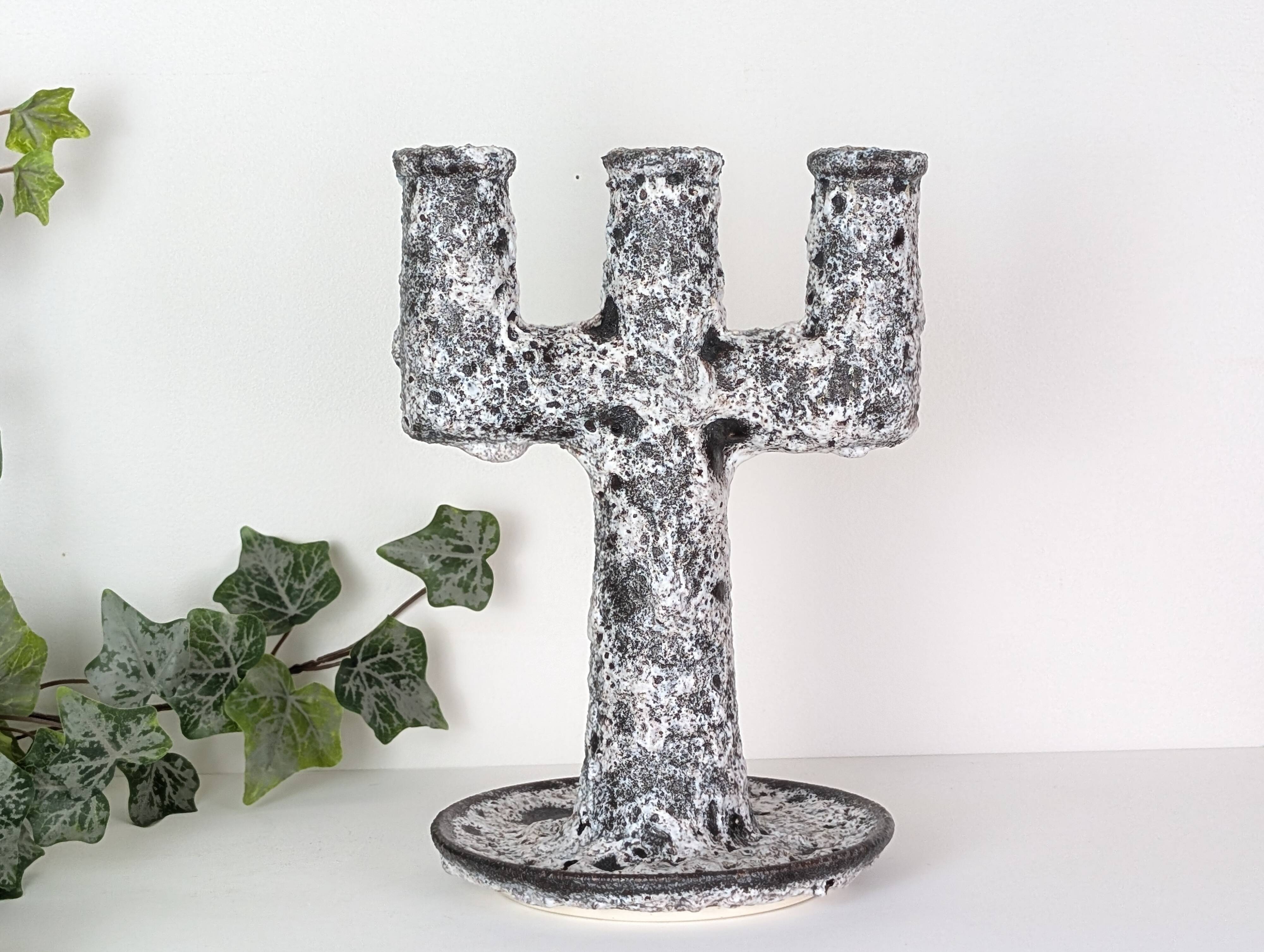 Dieulefit ceramic candle holder