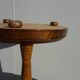 Solid wood pedestal table, Ø60cm
