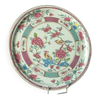 Plat l.bernardaud en porcelaine de limoges enluminés a la main