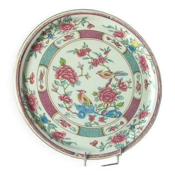 Bernardaud plate in Limoges porcelain hand-painted.