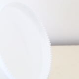 Opaline suspension with serrated edge, vintage