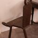 Chaise en bois sculpté