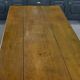 Large solid oak draper's table, 1950s