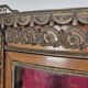Napoleon III display cabinet with curved glass