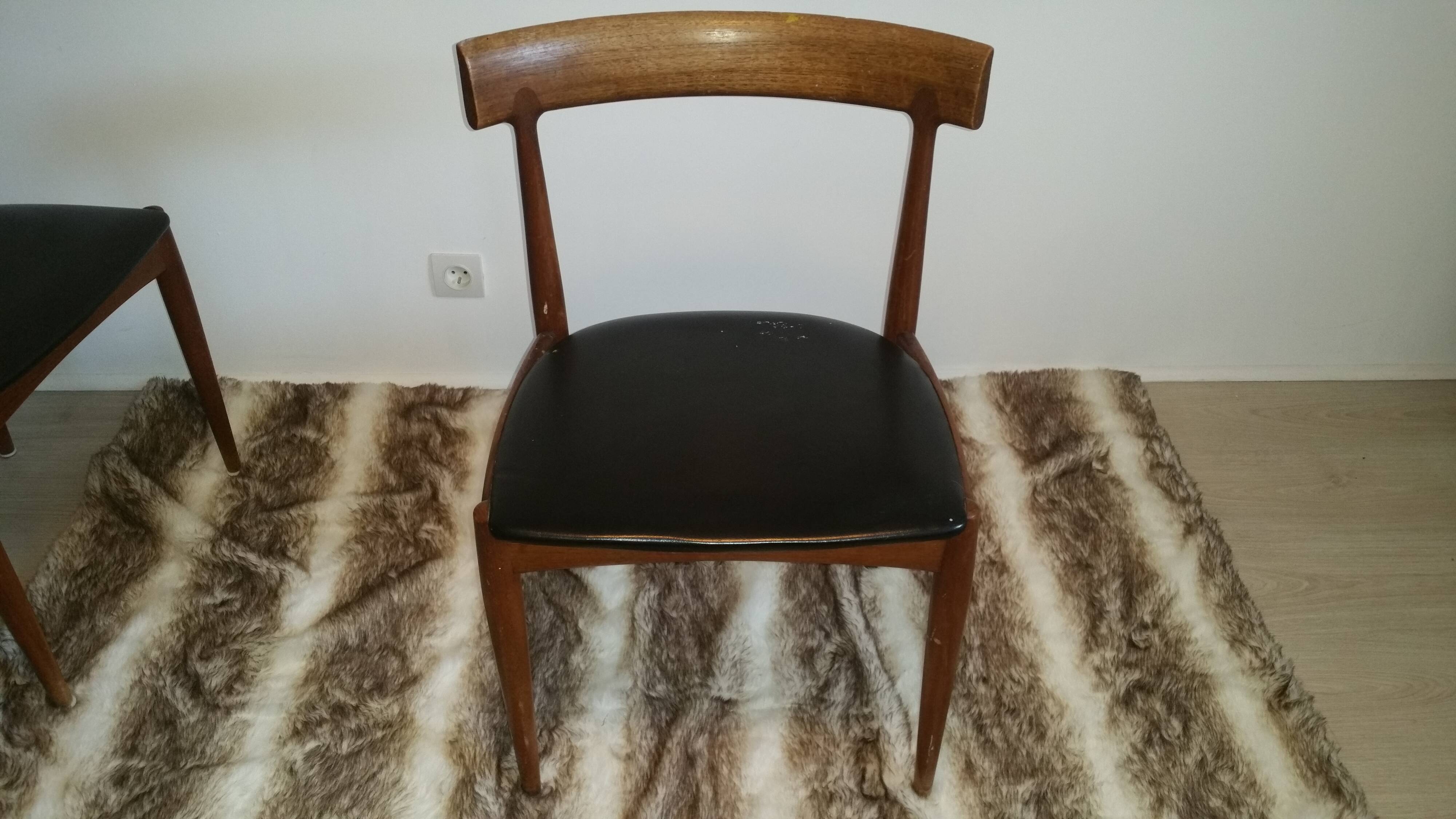 Set of 4 lounge chairs by Johannes Andersen for Denmark, 1960 s