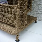 Magazine rack Wicker woven