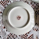 Set of 6 Sologne porcelain dessert plates