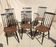 6 chaises scandinaves vintage Fanett par Tapiovaara, années 60