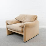 Set of Maralunga 2-seater & armchair by Vico Magistretti for Cassina, Italy