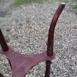 Antique Louis XVI style side table with marble top