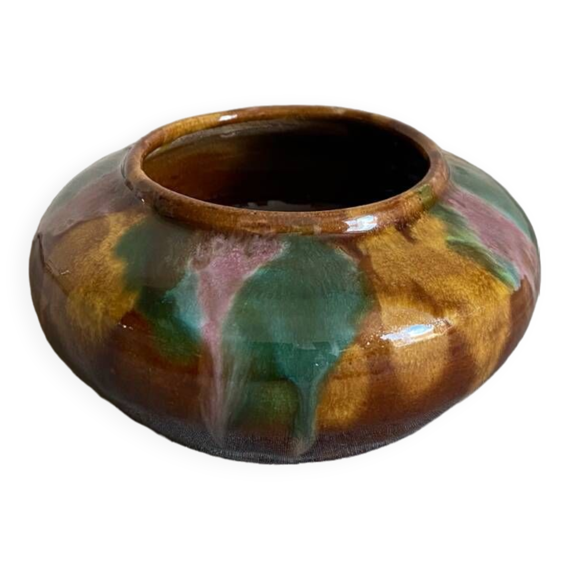 Enamelled ceramic pocket tray