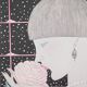 Georges Lepape: Art Deco, young woman with a rose, original signed engraving