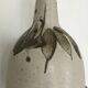 BOTTLE Vintage bottle in partially glazed pyrite stoneware