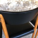 Set of 4 Scandinavian style dining chairs, circa 60