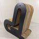 Sculpted cardboard & plywood lounge chair, 1990’s