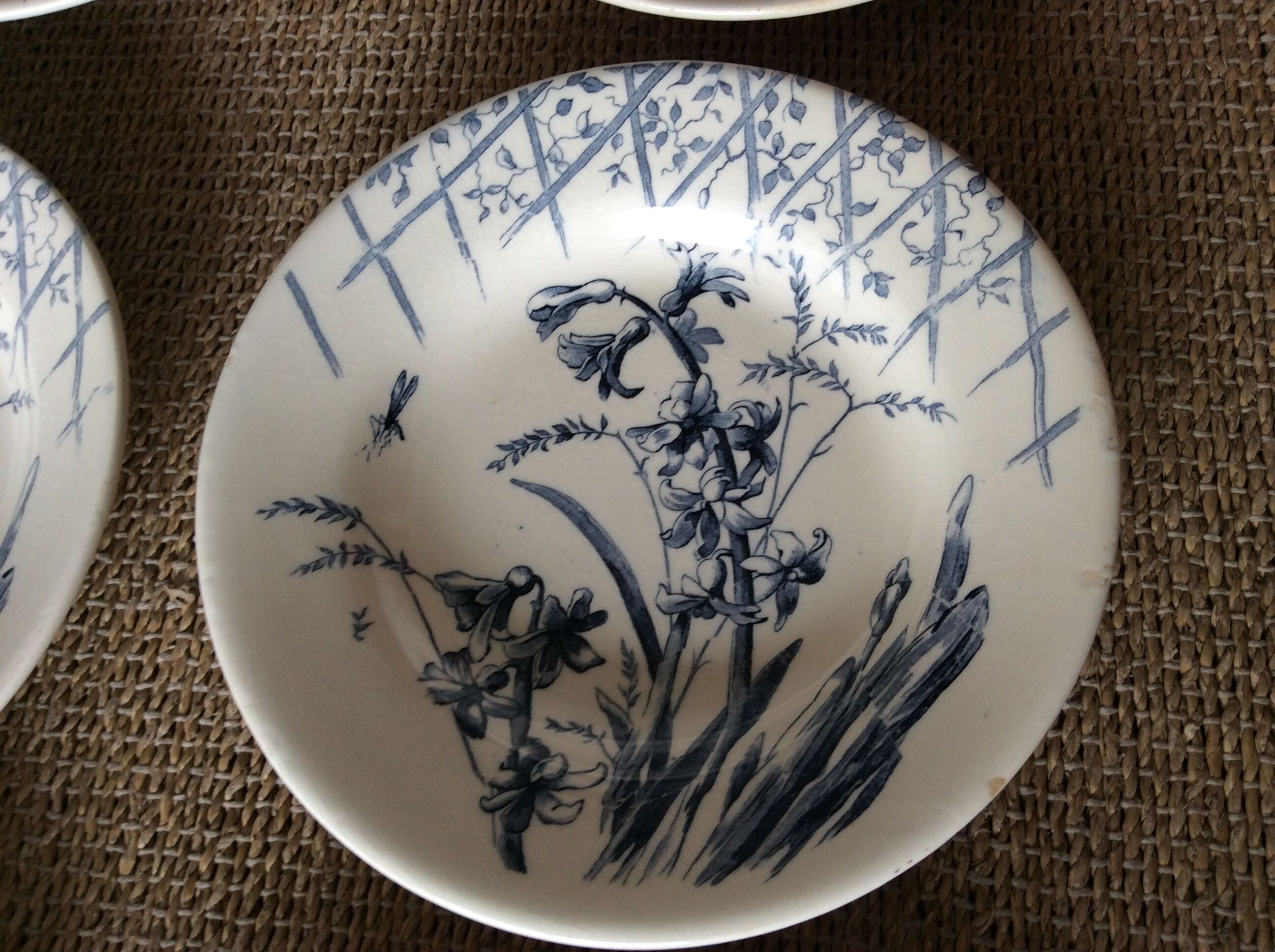 9 assiettes Terre de Fer