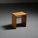 Stool in particle board by Max Bill, Ulm, around 1962