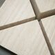 Series of 2 vintage travertine coffee tables published by Roche Bobois
