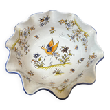 Moustiers earthenware salad bowl