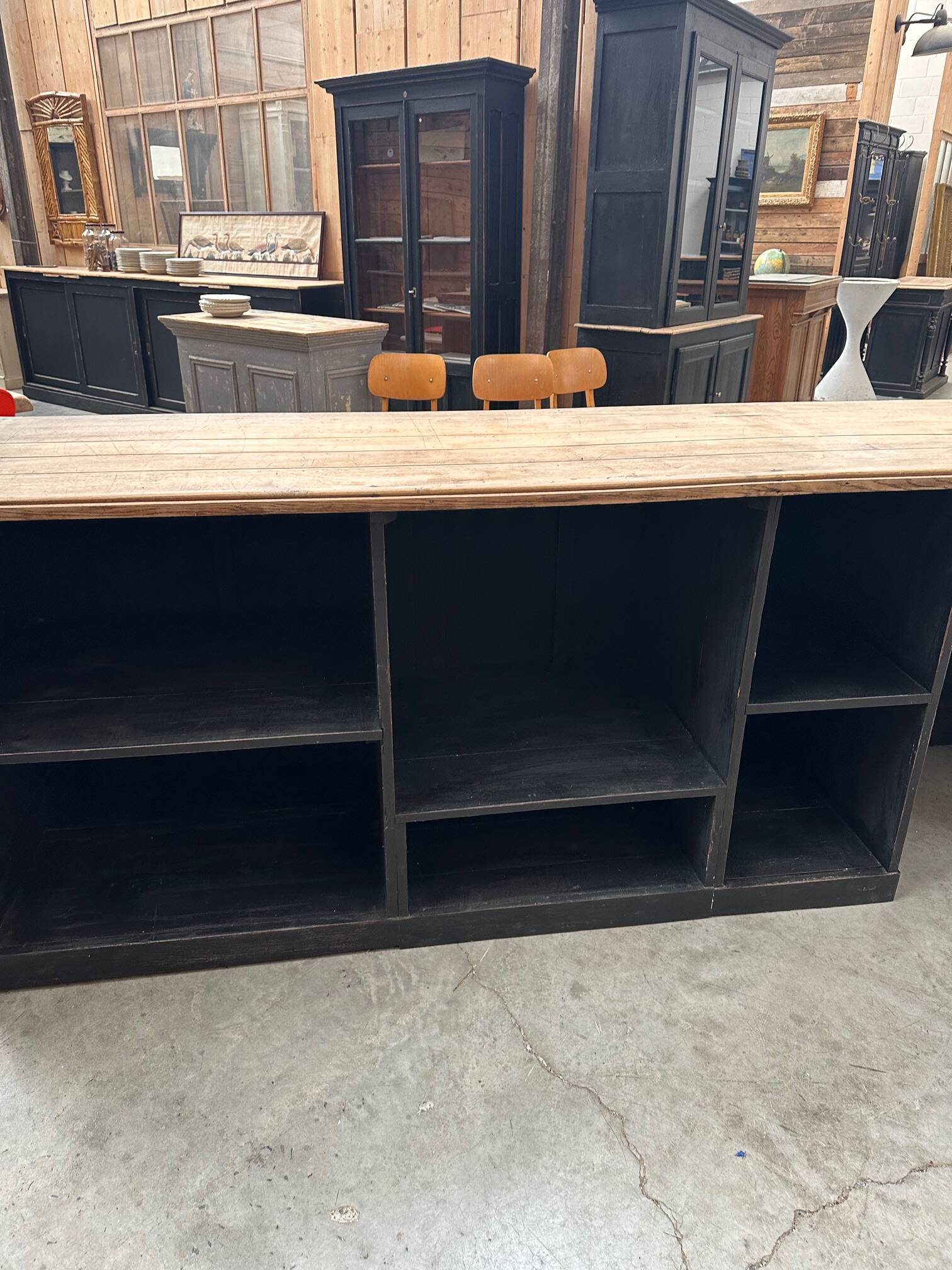 Large Mid-20th Century Store Counter