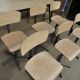 Industrial rotary and adjustable workshop chairs 1950s