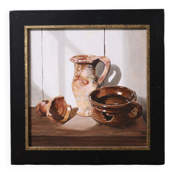 Still life with jug and brazier (finds) – Marjolein van den Berg, c. 2011