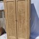 Parisian wardrobe in raw wood