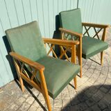 Cross armchairs