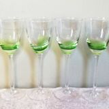 6 wine glasses