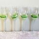 6 wine glasses