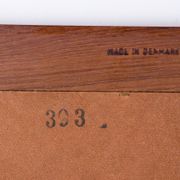 Large wall mirror in Danish teak by Pedersen and Hansen 1960.