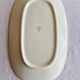 Gien oval serving dish Pompidour model