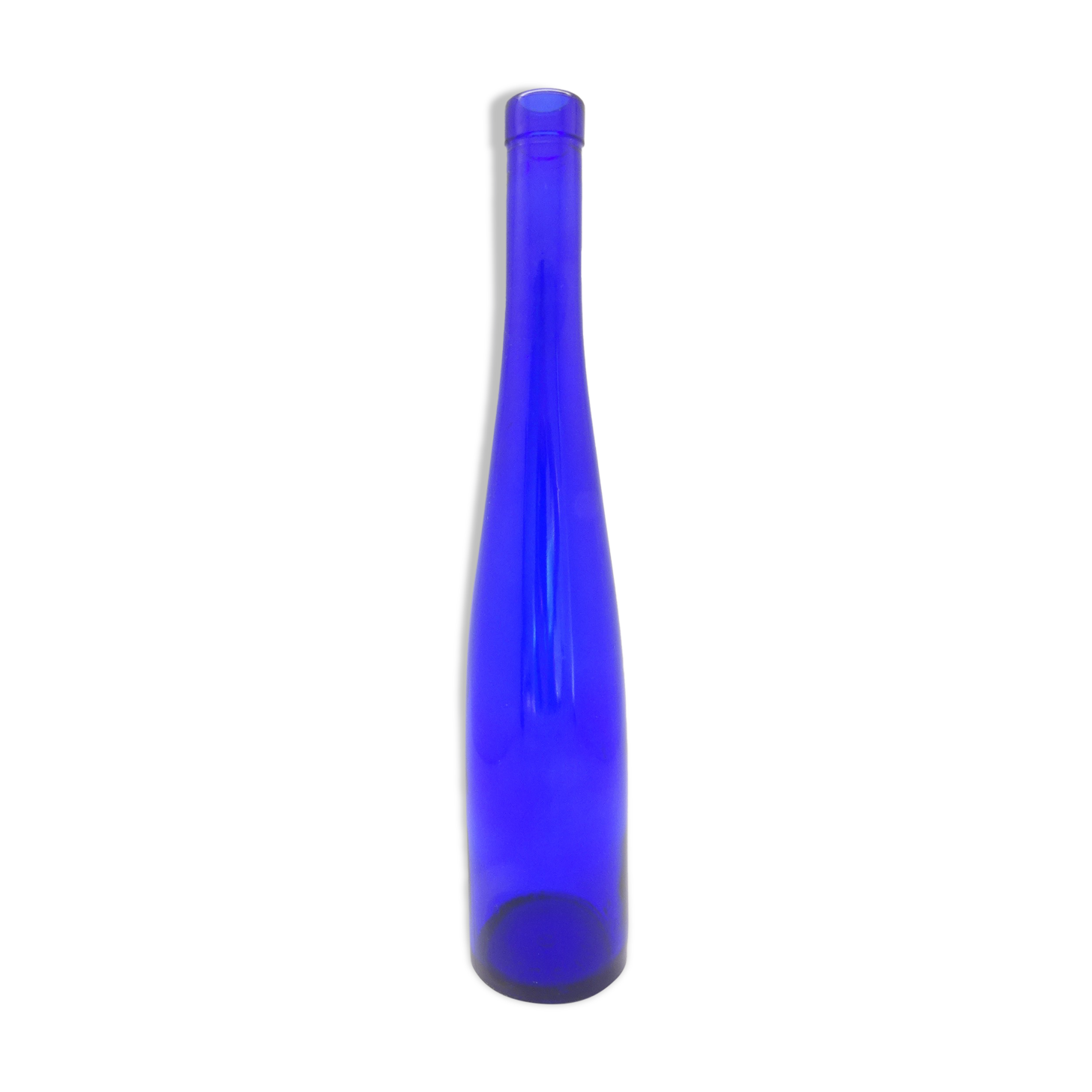 Vintage cobalt blue glass bottle
