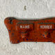 Vintage enamelled towel rack 50